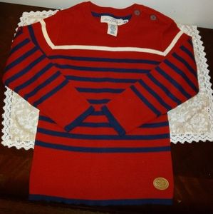 🔴3/$10🔴Boys sz 4-6 red stripe sweater